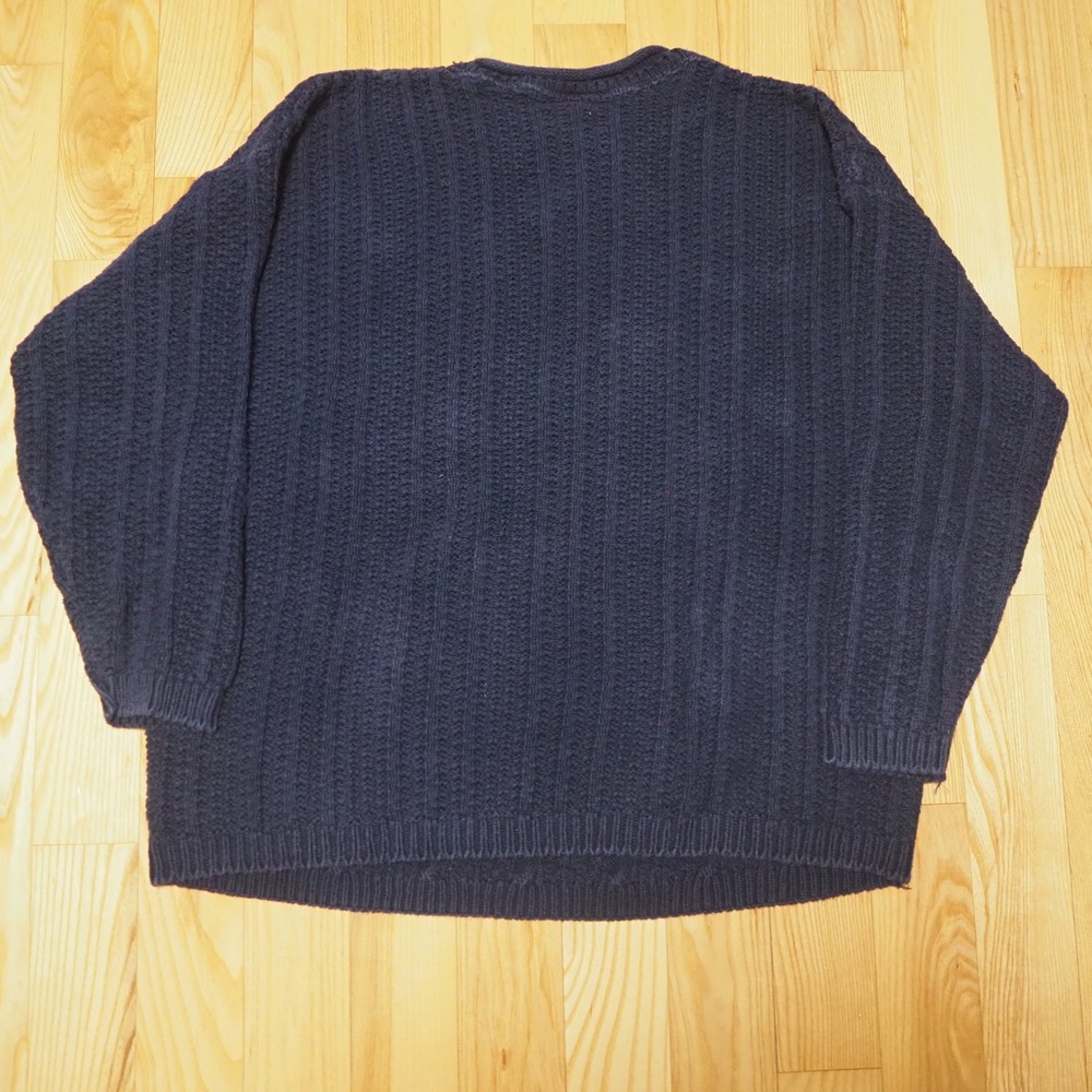 Vintage Cherokee Roll Neck Cable Knit Sweater Women's Size XL Fisherman Cottage - Picture 7 of 7